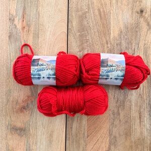 Lion Brand Hometown Cincinnati Red Yarn Bundle